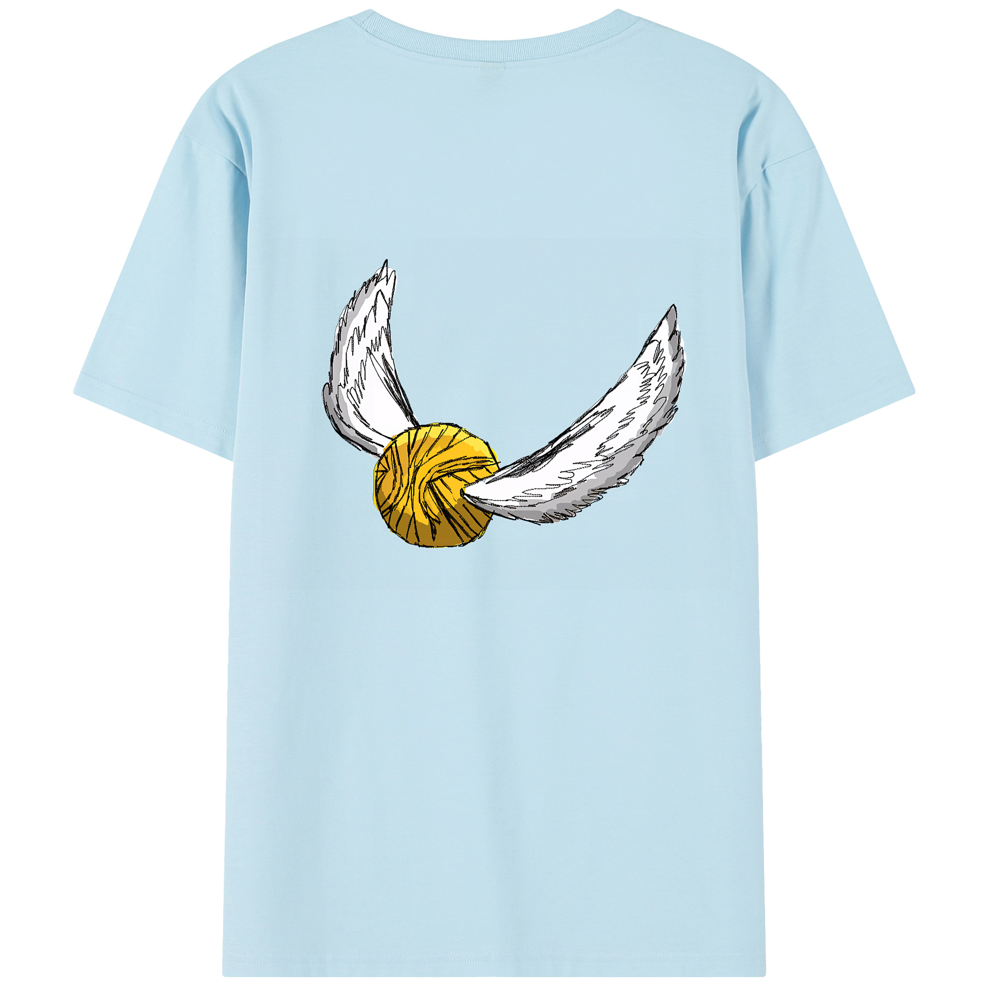 （画像用） Harry Potter ハリー・ポッターシリーズ 綿100％半袖Tシャツ（背面プリント）